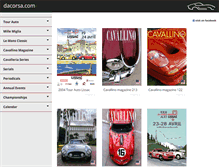 Tablet Screenshot of dacorsa.com
